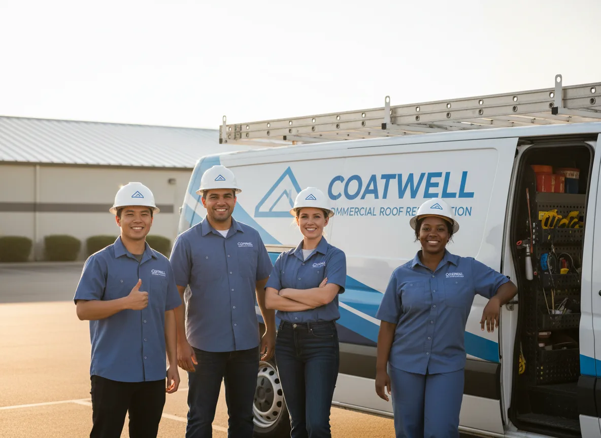 Commercial roof coating company in Sunset, ME